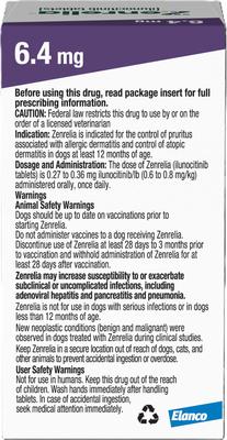Show full view: Zenrelia (ilunocitinib tablets) for Dogs, 6.4-mg, 90 tablets slide 2 of 9