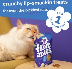 Fruitables Chicken & Blueberry Flavor Crunchy Cat Treats, 2.5-oz bag slide 2 of 9