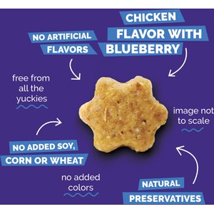 Fruitables Chicken & Blueberry Flavor Crunchy Cat Treats, 2.5-oz bag