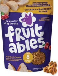 Fruitables Chicken & Cranberry Flavor Dog Treats, 12-oz bag