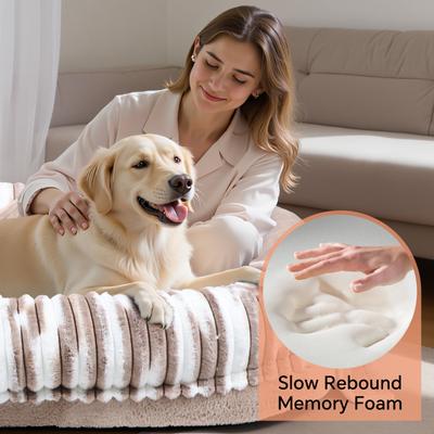 Show full view: Kylinsure Memory Foam Human Dog & Cat Bed, Beige slide 8 of 9