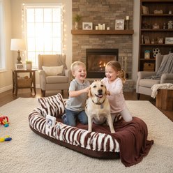 Kylinsure Memory Foam Human Dog & Cat Bed, Brown slide 2 of 9