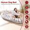 Show in main carousel: Kylinsure Memory Foam Human Dog & Cat Bed, Beige slide 2 of 9