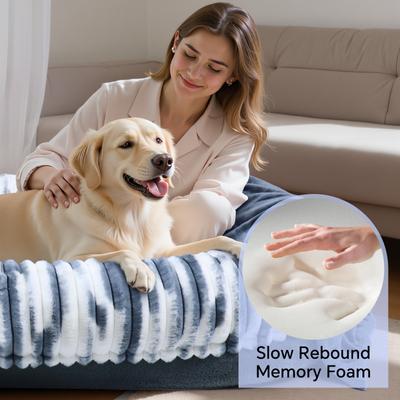 Show full view: Kylinsure Memory Foam Human Dog & Cat Bed, Mixed Gray slide 8 of 9