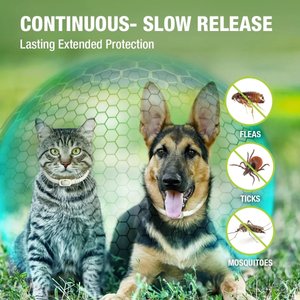 EcoVenger Flea & Tick Collar for Dogs & Cats, 2 count, White