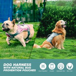ZingZap Adjustable Flea & Tick Vest for Dogs, Green, Small/Medium slide 2 of 7