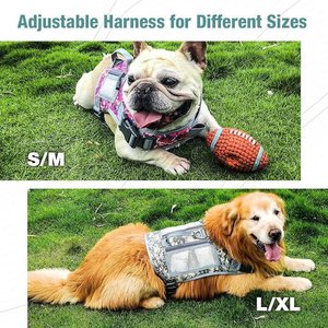 ZingZap Adjustable Flea & Tick Vest for Dogs, Green, Large/X-Large
