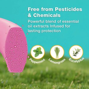 ZingZap Flea & Tick Collar for Dogs & Cats, 2 count, Pink