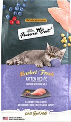 Fussie Cat Market Fresh Kitten Recipe Chicken with Goat Milk Dry Cat Food, 10-lb bag
