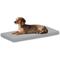 Show in main carousel: Caghash Orthopedic Memory Foam Dog & Cat Bed with Removable Washable Cover, Grey, 34 x 20 x 2-in slide 6 of 6