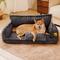 Show in main carousel: FunnyFuzzy Fluffy Orthopedic Dog Sofa Bed, Dark Gray, X-Large slide 2 of 9