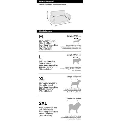 Show full view: FunnyFuzzy Fluffy Orthopedic Dog Sofa Bed, Camel, XX-Large slide 9 of 9