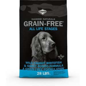 Diamond Naturals Grain-Free Whitefish & Sweet Potato Formula Dry Dog Food, 28-lb bag