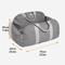 Show in main carousel: FunnyFuzzy First Class Car Seat Travel Dog Bed, Gray, Double slide 9 of 10