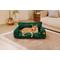 Show in main carousel: FunnyFuzzy Fluffy Orthopedic Dog Sofa Bed, Dark Green, X-Large slide 2 of 10