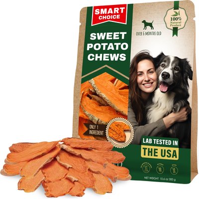 Beloved Pets Beloved Pets Sweet Potato Chews Grain-Free Jerky Dog Treats, 300-g bag