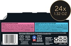 Sheba Perfect Portions Grain-Free Seafood Entrees Pate Variety Pack Adult Wet Cat Food Trays, 2.6-oz tray, case of 12 slide 2 of 8