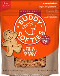 Buddy Biscuits Softies with Peanut Butter Soft & Chewy Dog Treats, 5-oz bag