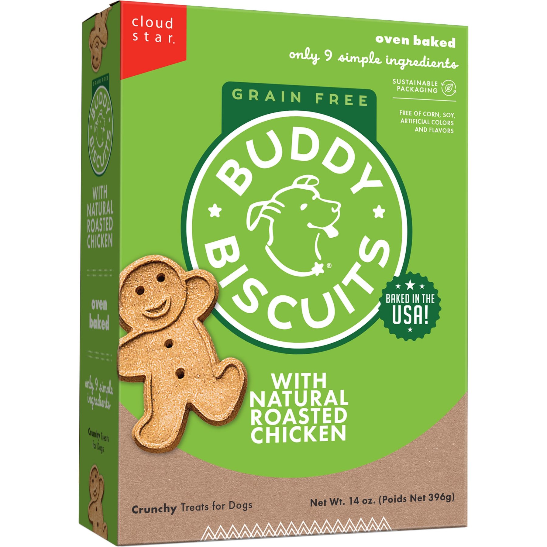Cloud Star Buddy Biscuits Rotisserie Chicken Dog Treats, 14-oz box
