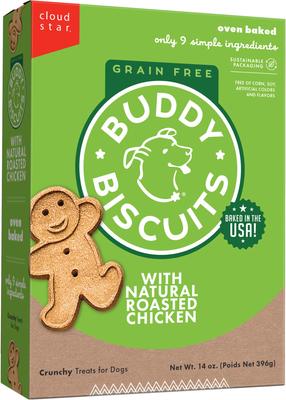 Show full view: Buddy Biscuits Grain-Free Variety Pack - Rotisserie Chicken & Peanut Butter Dog Treats, 28-oz bundle slide 2 of 9
