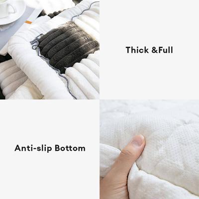 Show full view: FunnyFuzzy Garden Chic Cotton Furniture Cover, Black, 27.6 x 70.9-in slide 8 of 9