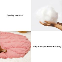 FunnyFuzzy Leaf Shape 3-in-1 Dog Blanket, Anthurium Pink slide 2 of 8