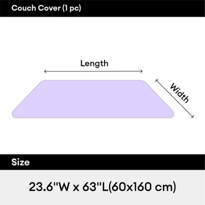 Show full view: FunnyFuzzy Garden Chic Cotton Furniture Cover, Black, 23.6 x 63-in slide 9 of 9