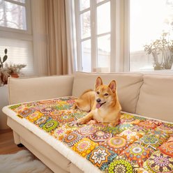 FunnyFuzzy Garden Chic Cotton Furniture Cover, Bohemia, 27.6 x 59.1-in