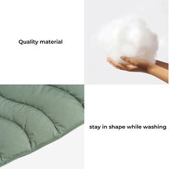 FunnyFuzzy Leaf Shape 3-in-1 Dog Blanket, Elm Green slide 2 of 9