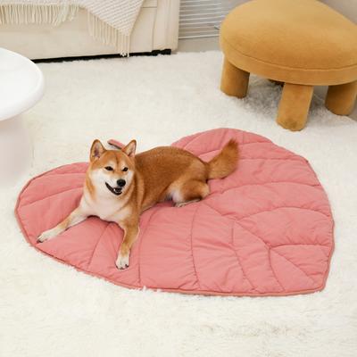 Show full view: FunnyFuzzy Leaf Shape 3-in-1 Dog Blanket, Anthurium Pink slide 3 of 8