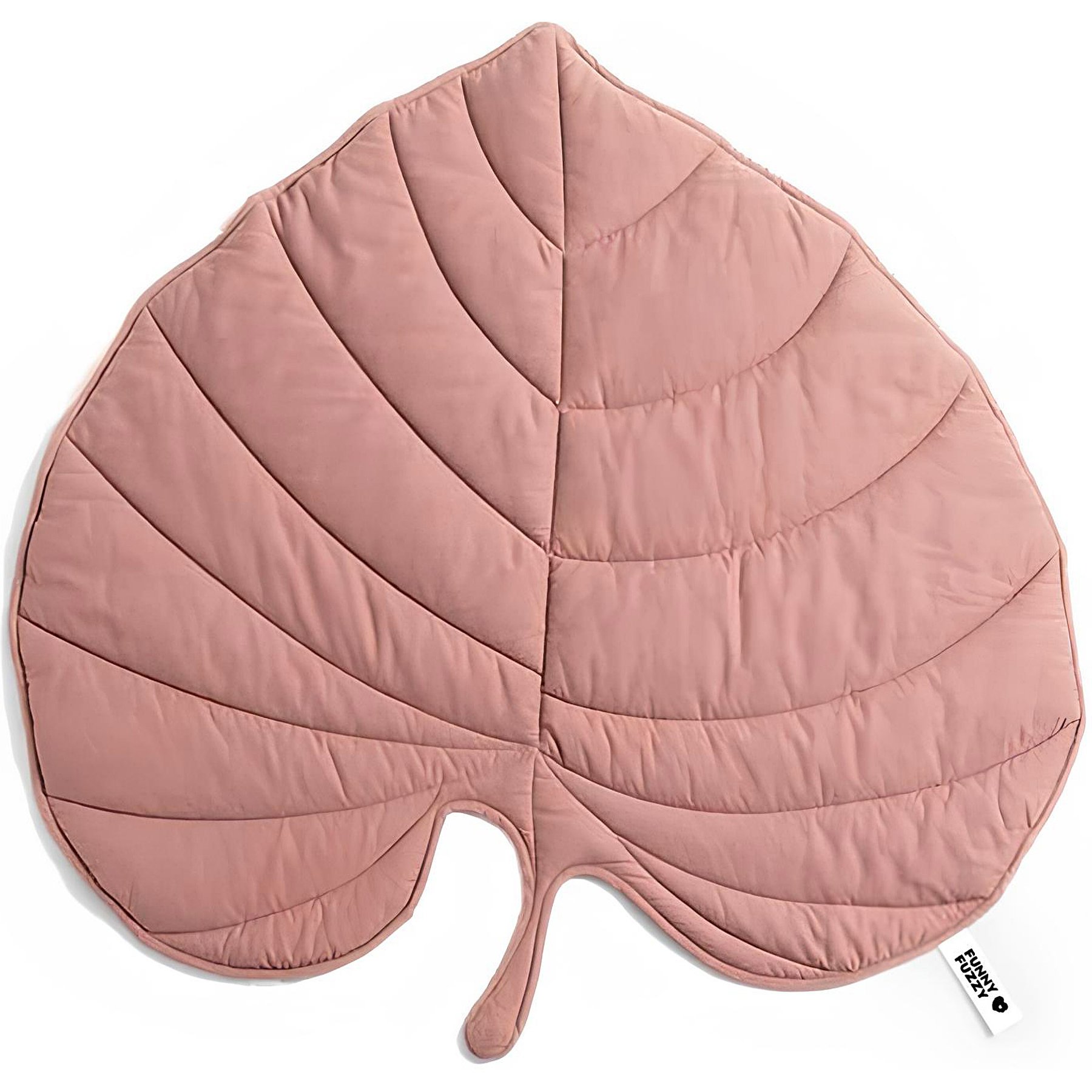 FunnyFuzzy Leaf Shape 3-in-1 Dog Blanket, Anthurium Pink
