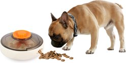 allforpaws Treat Hider UFO Dog Treat Dispenser, Brown