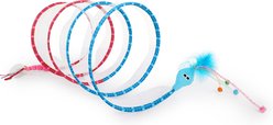 allforpaws Modern Spiral Cat Tunnel, Multi-color