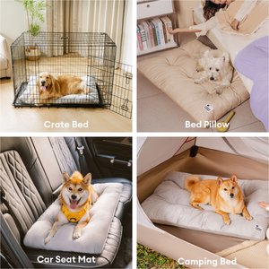 FunnyFuzzy Dual-Sided Washable Plush Dog Mat, Deep Gray, X-Large