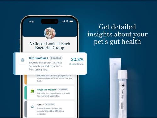 Show full view: Purina Petivity Microbiome Comprehensive Gut Profile Analysis Kit for Cats & Dogs slide 5 of 8