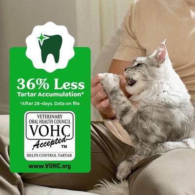 Show full view: Greenies Feline Oven Roasted Chicken Flavor Adult Natural Dental Cat Treats, 4.6-oz bag slide 4 of 11