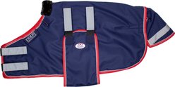 Derby Originals No Hardware 1200D 150g Medium Weight Foal & Mini Horse Turnout Blanket, Navy, 36 x 42-in