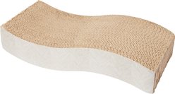 Frisco Wave Cat Scratcher Toy with Catnip, Natural Chevron
