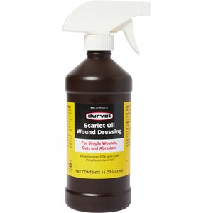 Durvet Scarlet Oil Horse Wound Dressing, 16-oz bottle