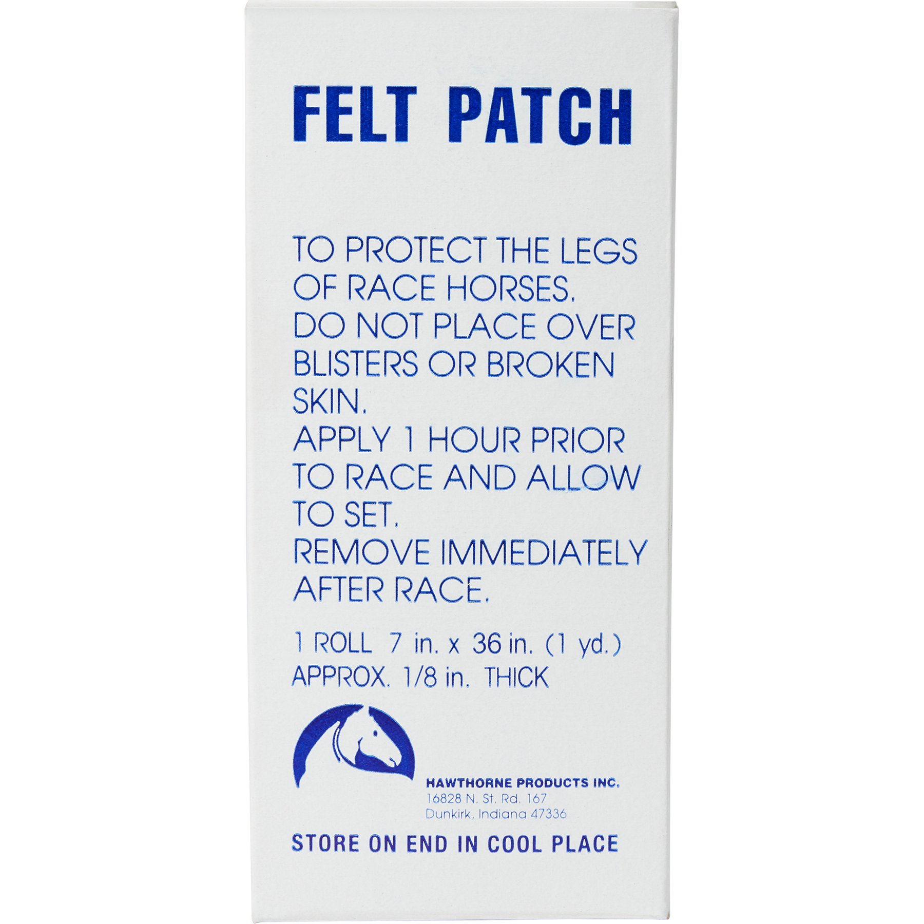 Hawthorne Products Horse First Aid Adhesive Felt, 7 x 36-in