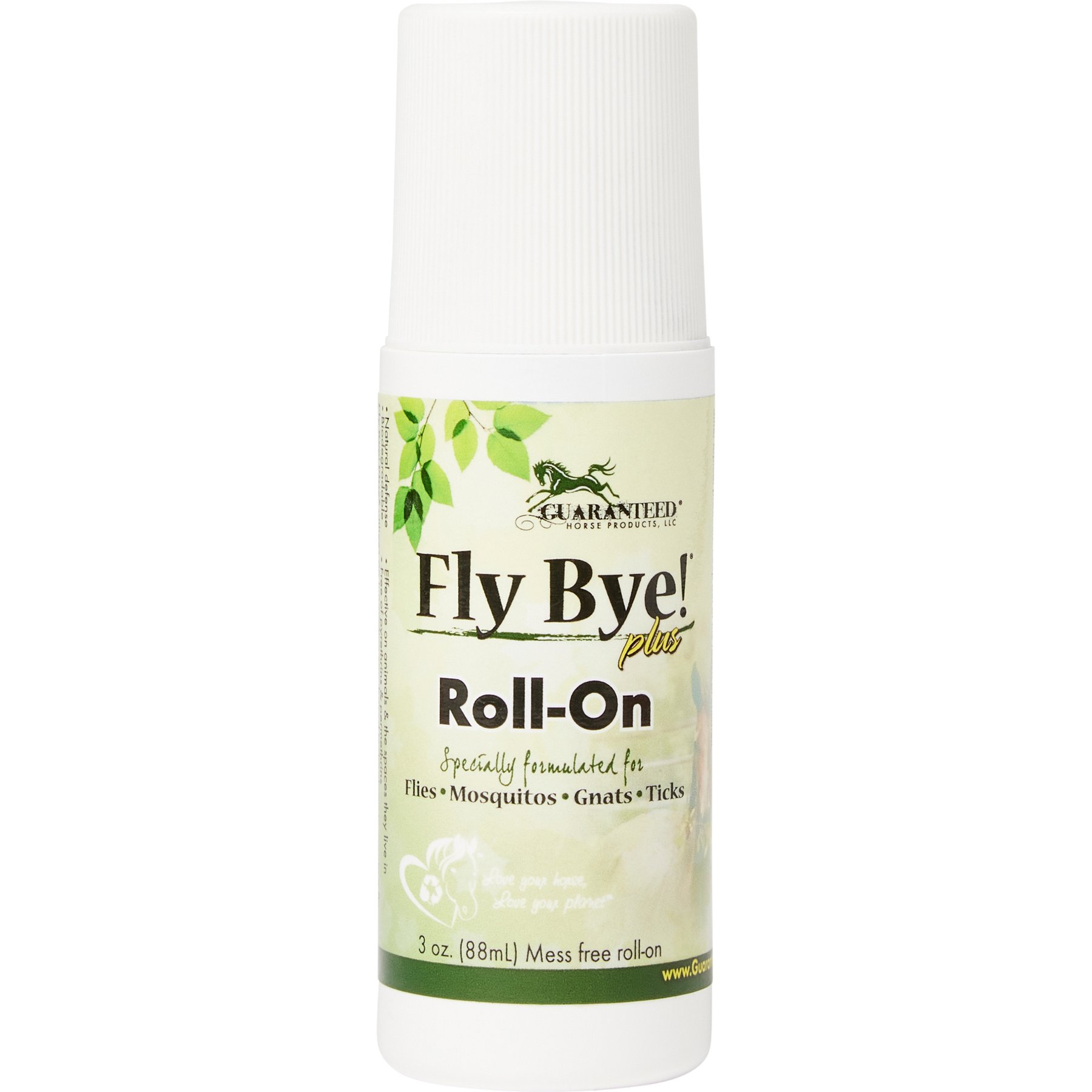 Guaranteed Horse Products Fly Bye! Plus Horse Insect Repellent Spray, 3-fl oz roll on