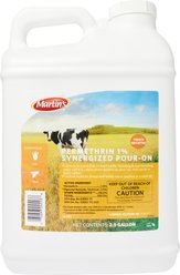 Martin's Permethrin 1% Synergized Pour-On, 2.5-gal 