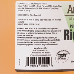 AniMed Rice Bran Oil Horse Supplement, 1-gal bottle slide 2 of 4