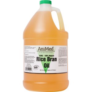 AniMed Rice Bran Oil Horse Supplement, 1-gal bottle