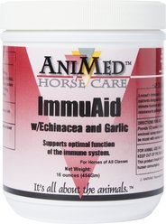 AniMed Immuaid with Echinacea & Garlic Horse Supplement, 16-oz jar