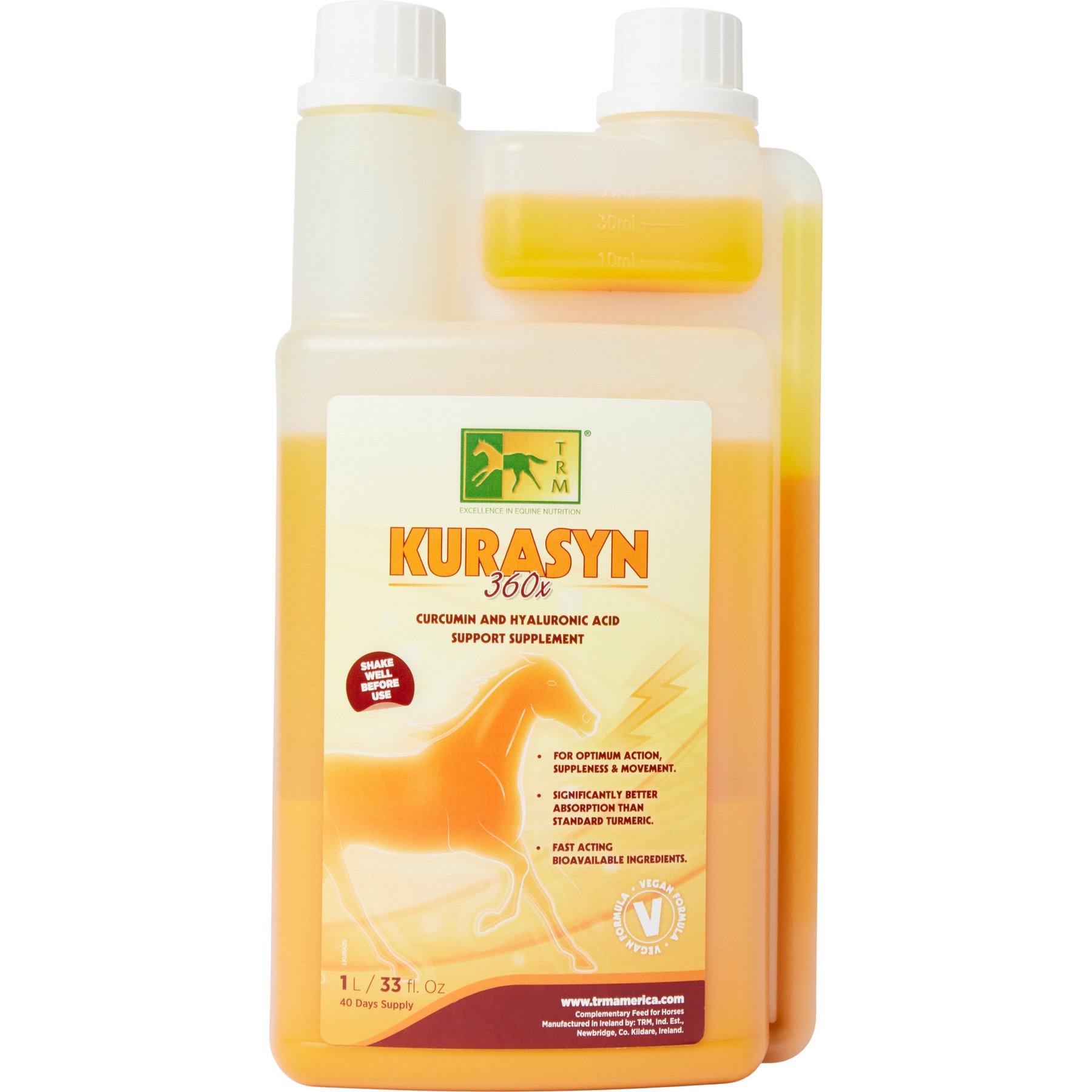TRM Kurasyn 360x Hip & Joint Support Liquid Horse Supplement, 1-L bottle