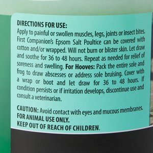 First Companion Epsom Salt Horse Poultice, 20-oz