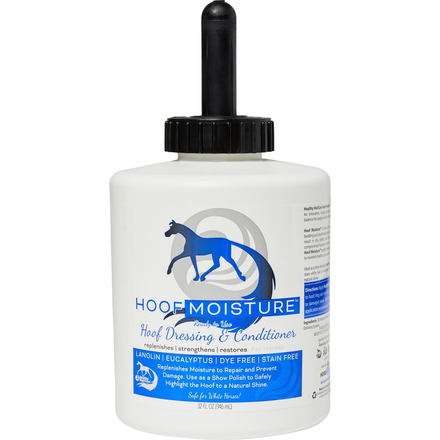 Healthy HairCare Hoof Moisture+ Brush, 32-fl oz bottle