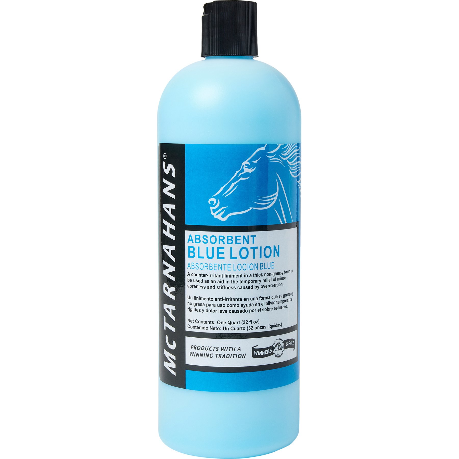 McTarnahans Absorbent Blue Lotion Horse Liniment Lotion, 32-fl oz bottle