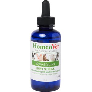 HomeoVet EquioPathics Joint Stress Relief Liquid Farm Animal & Horse Supplement, 120-mL bottle